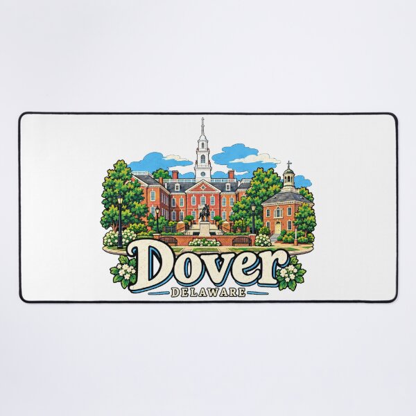 Item preview, Hand Drawn Dover Delaware Travel Souvenir Landmark Gift designed and sold by MichaeIRellov.
