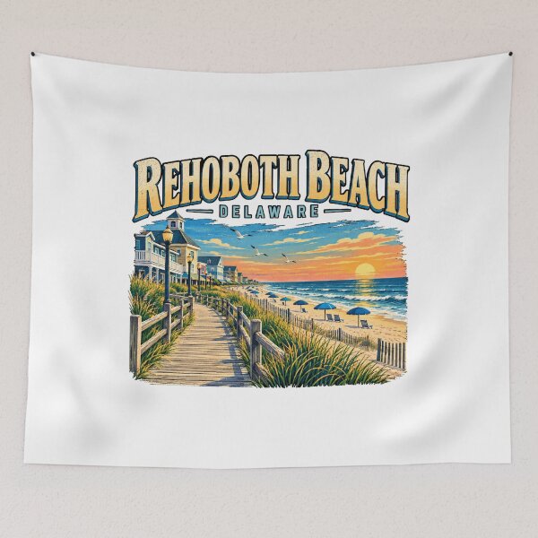Item preview, Vintage Rehoboth Beach Delaware Travel Souvenir Landmark Gift designed and sold by MichaeIRellov.