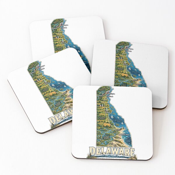 Item preview, Vintage Delaware Travel Souvenir Landmark Gift designed and sold by MichaeIRellov.