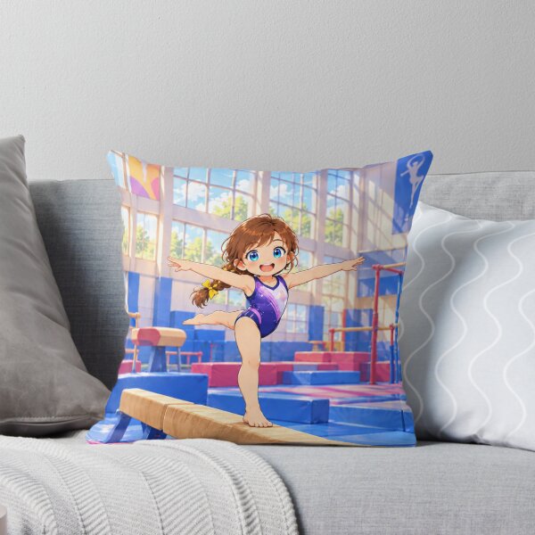 Item preview, Kenzie Gymnastics Beam Cartoon Character Design designed and sold by Kenzie & Co.