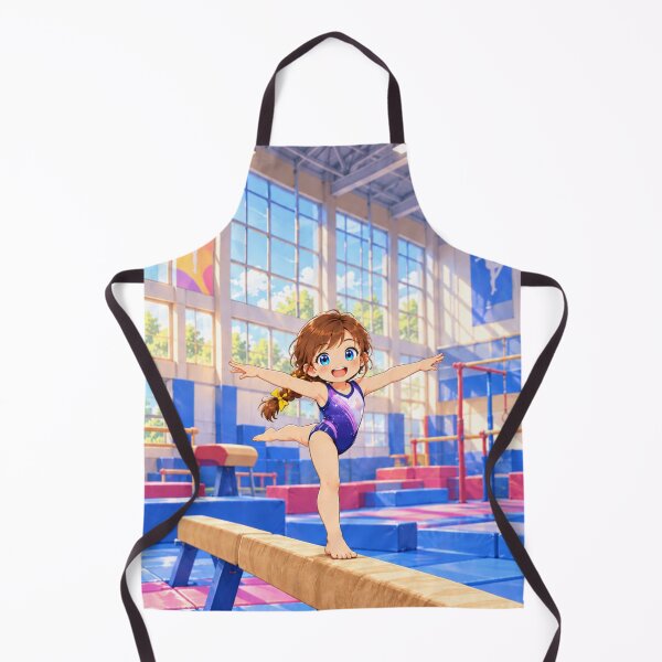 Item preview, Kenzie Gymnastics Beam Cartoon Character Design designed and sold by Kenzie & Co.
