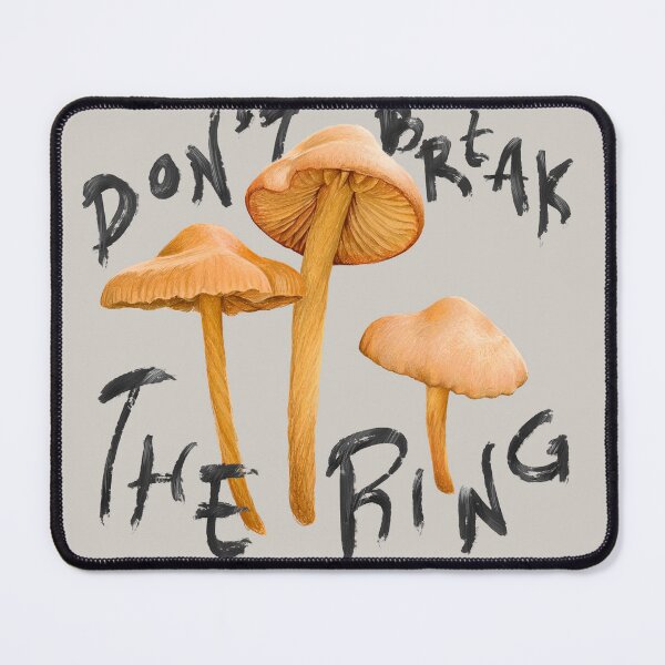 Item preview, Marasmius Oreades — Don't Break the Ring Fairy Ring Mushrooms Digital Illustration designed and sold by AbbyLedGar.