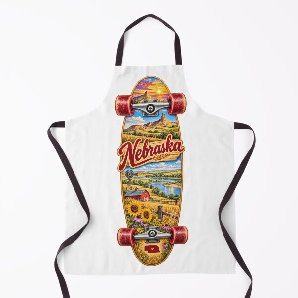 Item preview, Nebraska Gen X Skateboard designed and sold by Whimspired By Paxx.