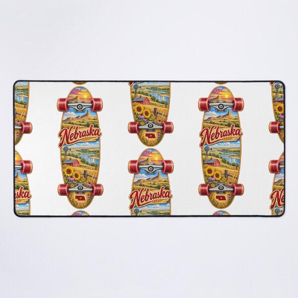 Item preview, Nebraska Gen X Skateboard designed and sold by Whimspired By Paxx.