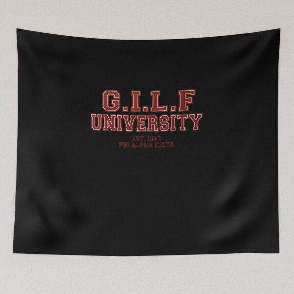 Item preview, G.I.L.F. University Funny College Parody Humor designed and sold by Flirt-Teez.