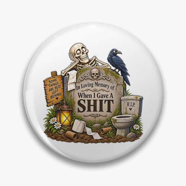Item preview, ⚡In Loving Memory Of When I Gave A Shit v1 designed and sold by WheelieGdArt.