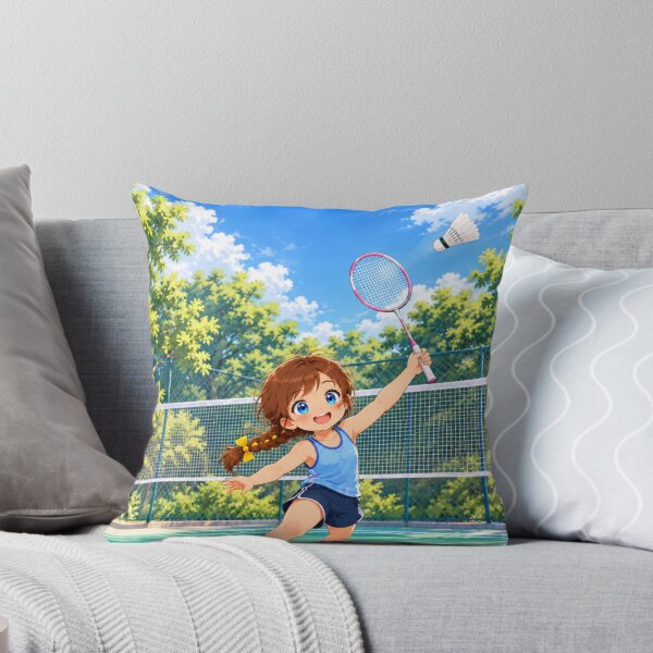 Item preview, Kenzie Badminton Cartoon Character Design designed and sold by Kenzie & Co.