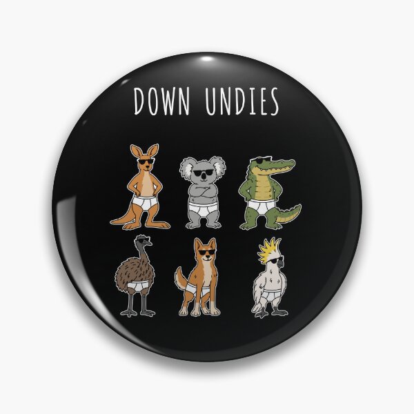 Item preview, Funny Australian animals down undies – Down under pun design designed and sold by messy-nessie.