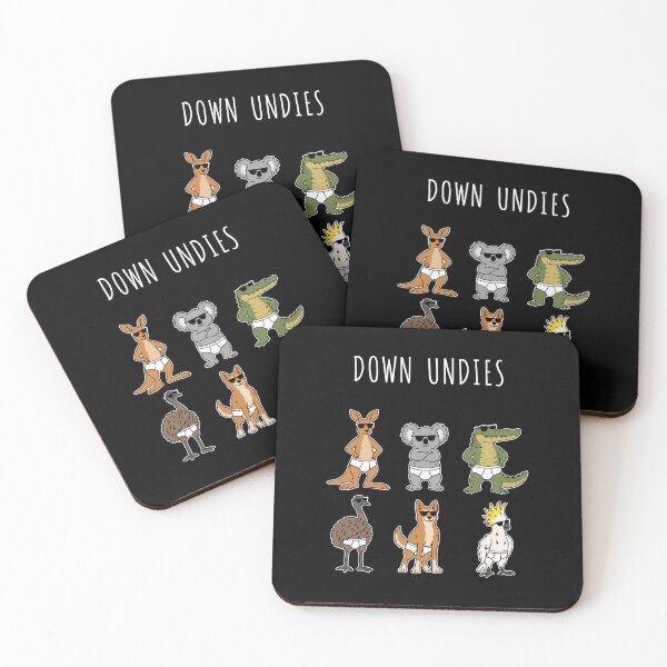 Item preview, Funny Australian animals down undies – Down under pun design designed and sold by messy-nessie.