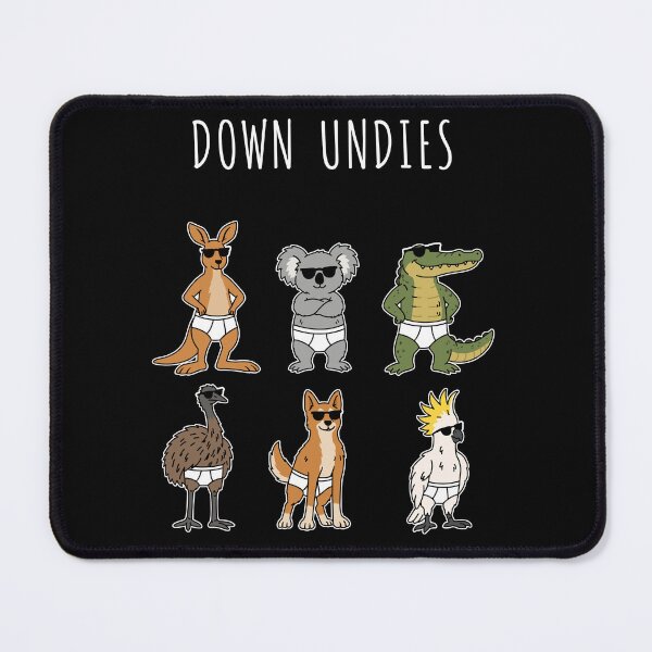 Item preview, Funny Australian animals down undies – Down under pun design designed and sold by messy-nessie.