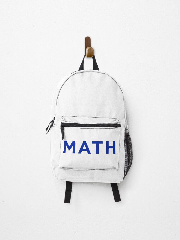 Thumbnail 1 of 3, Backpack, Math Geometric Lettering designed and sold by ninov94.