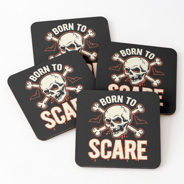 Item preview, Born To Scare Halloween Skull Crossbones Gift designed and sold by Say It With Ink.