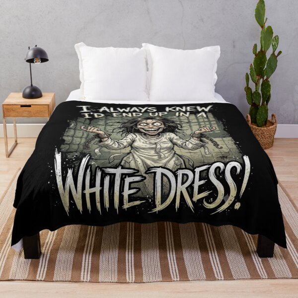 Item preview, I Always Knew I'd End Up In A White Dress Asylum designed and sold by Flirt-Teez.