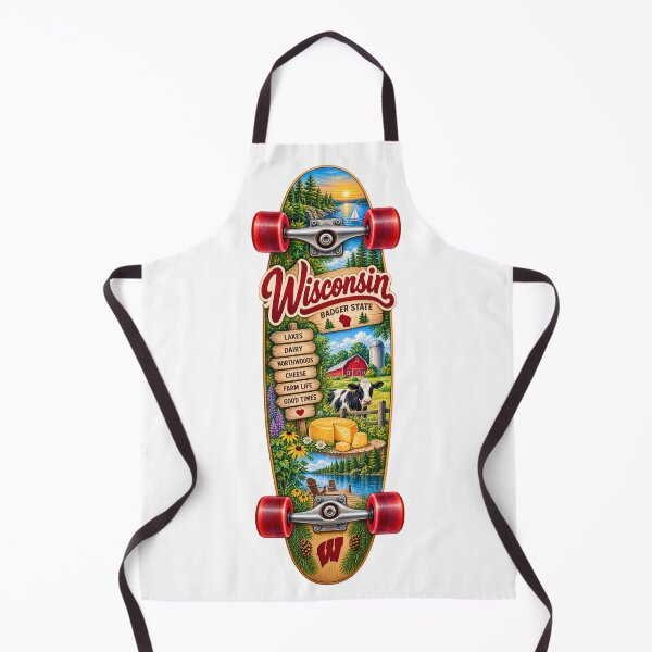 Item preview, Wisconsin Gen X Skateboard designed and sold by Whimspired By Paxx.