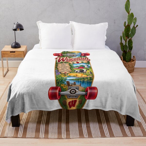 Item preview, Wisconsin Gen X Skateboard designed and sold by Whimspired By Paxx.