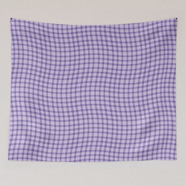 Item preview, Plaid Wavy Pattern Purple designed and sold by ArtbyDebbieC.