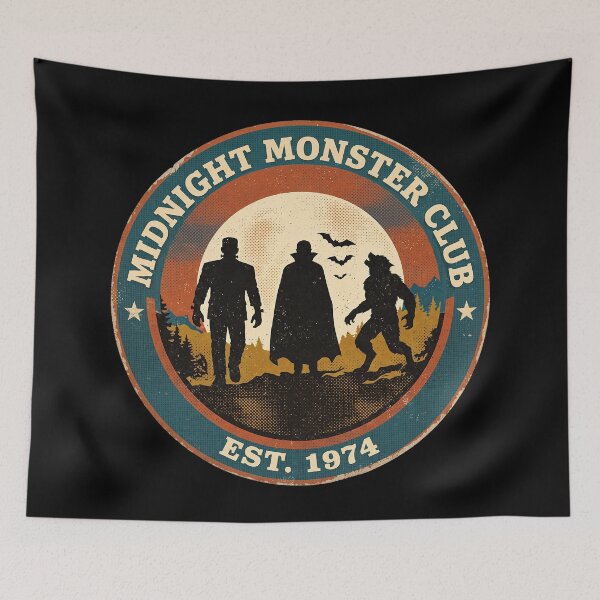 Item preview, Midnight Monster Club, Est. 1974 — Retro Badge designed and sold by TheCalmEdit.