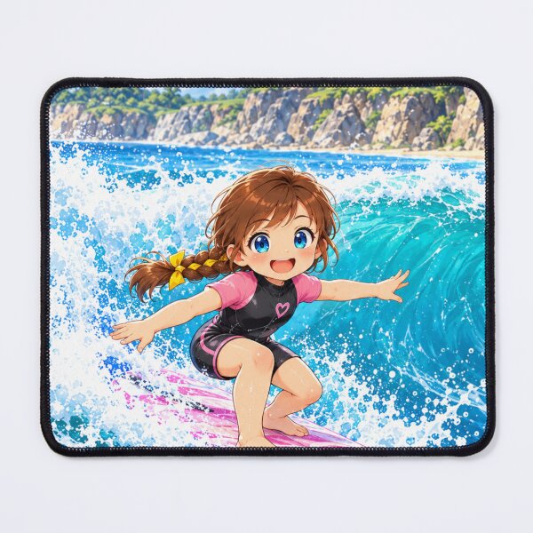 Item preview, Kenzie Surfing Cartoon Character Design designed and sold by Kenzie & Co.