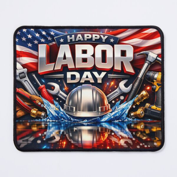 Item preview, The Future of Work – Futuristic neon graphic for Labor Day designed and sold by Nela-&-Lena.