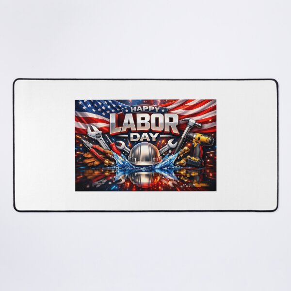 Item preview, The Future of Work – Futuristic neon graphic for Labor Day designed and sold by Nela-&-Lena.