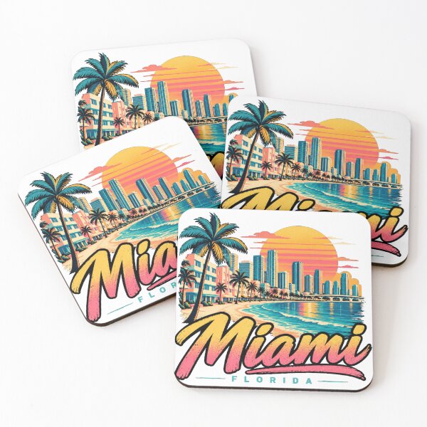 Item preview, Vintage Miami Florida Travel Souvenir Landmark Gift designed and sold by MichaeIRellov.