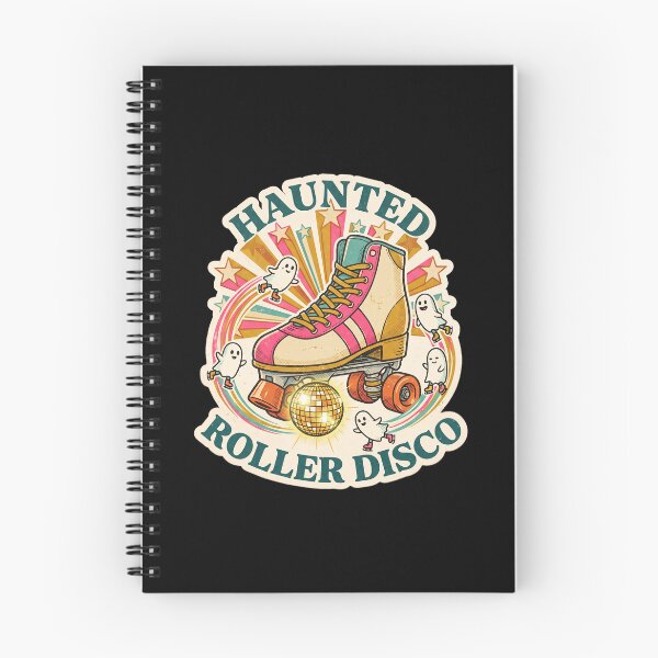 Item preview, Haunted Roller Disco — Retro 70s Skate Ghosts designed and sold by TheCalmEdit.
