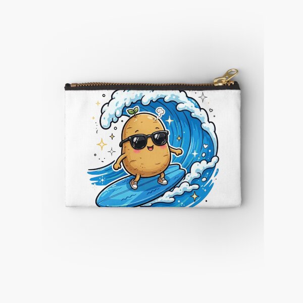 Item preview, Funny Potato Surfing Big Wave Sunglasses designed and sold by Avenuse style.