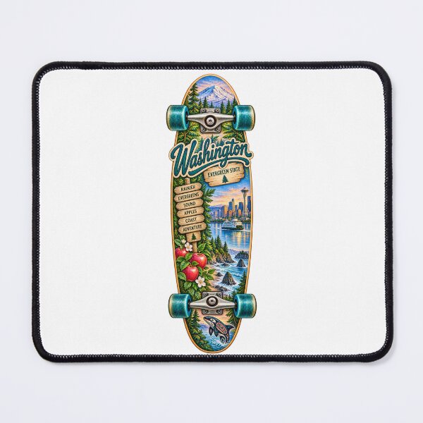 Item preview, Washington Gen X Skateboard designed and sold by Whimspired By Paxx.
