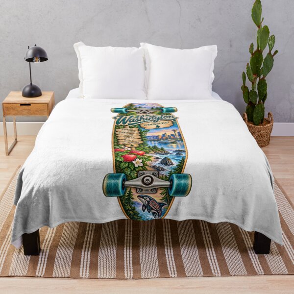 Item preview, Washington Gen X Skateboard designed and sold by Whimspired By Paxx.