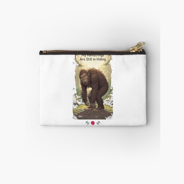 Item preview, My Hamstrings Are Still in Hiding – Funny Bigfoot Yoga Struggle Design designed and sold by Whimsy Trail Co.