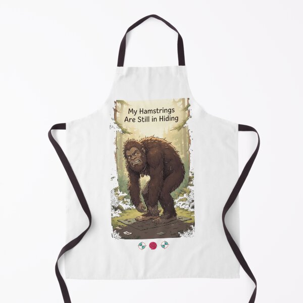Item preview, My Hamstrings Are Still in Hiding – Funny Bigfoot Yoga Struggle Design designed and sold by Whimsy Trail Co.