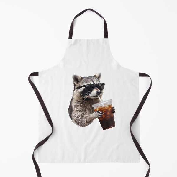 Item preview, Raccoon Sunglasses Iced Coffee Animal Lover designed and sold by ZAbiriarto.