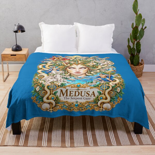 Item preview, Medusa – The Serpent Gaze | Ornate Greek Mythology Fantasy Art designed and sold by sunbowjp stadio.