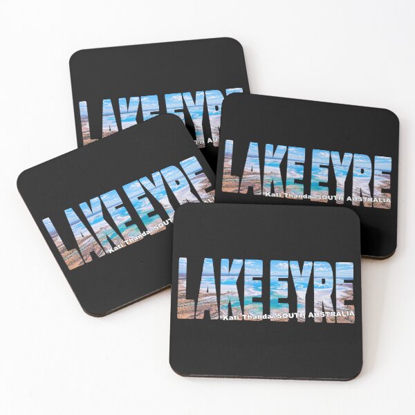 Item preview, LAKE EYRE Kati Thanda South Australia - Flood Water and Birdlife Calm Day designed and sold by Adam Gormley.