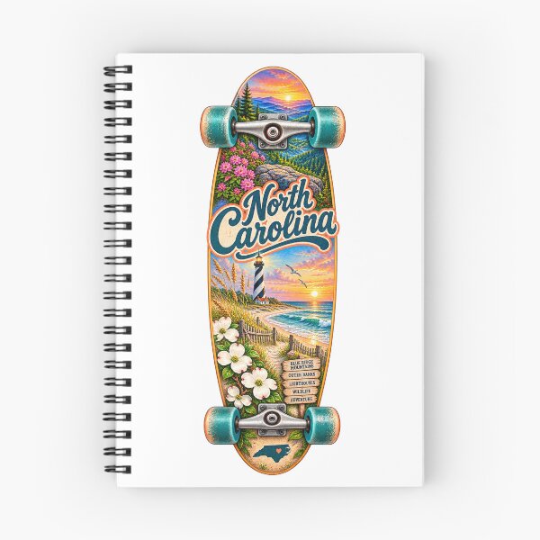 Item preview, North Carolina Gen X Skateboard designed and sold by Whimspired By Paxx.