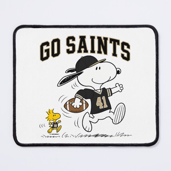 Item preview, Snoopy & Woodstock New Orleans Saints Football Retro F509 designed and sold by GLUVY-THEME.