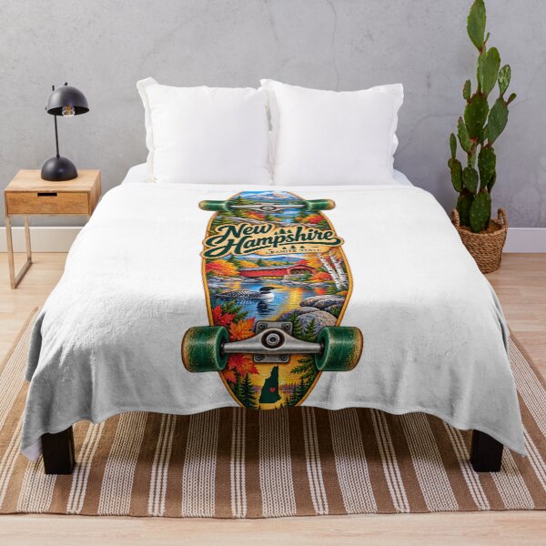 Item preview, New Hampshire Gen X Skateboard designed and sold by Whimspired By Paxx.