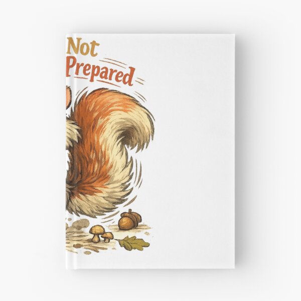 Item preview, I Was Not Emotionally Prepared Funny Squirrel Anxiety Humor Art Design designed and sold by inkoutninja.