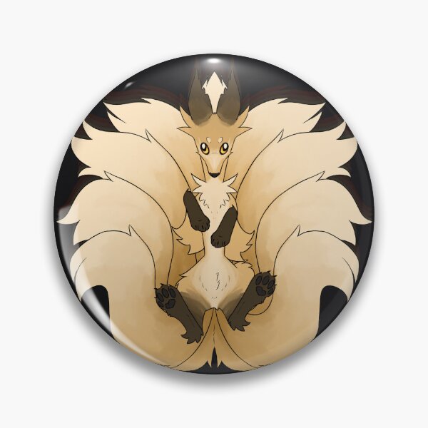 Item preview, Nine Tailed Fox - Fluffy Kitsune designed and sold by Thistlegrove.