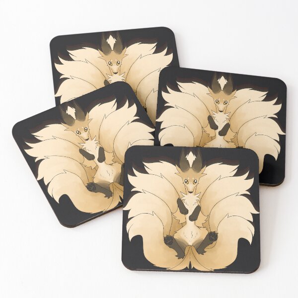 Item preview, Nine Tailed Fox - Fluffy Kitsune designed and sold by Thistlegrove.