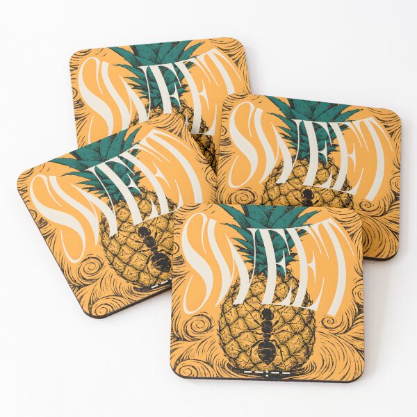 Item preview, Vintage Pineapple Ant – Retro Tropical Nature Art designed and sold by KiraChie.