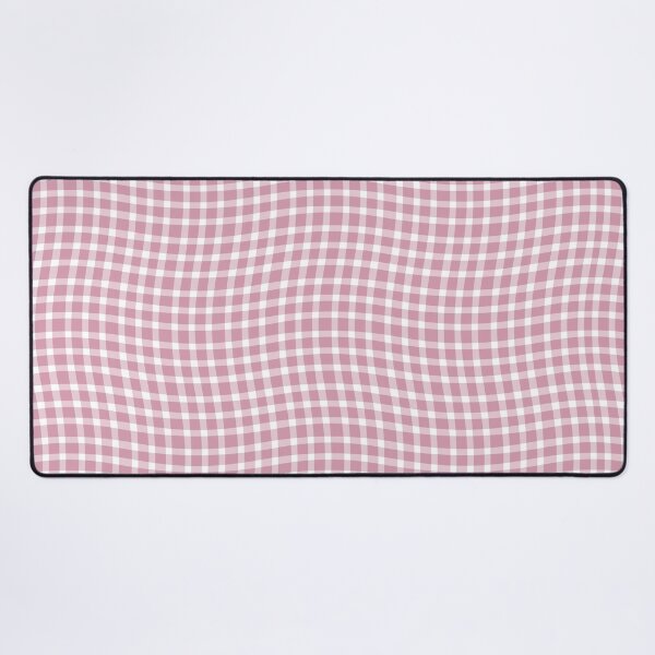 Item preview, Plaid Wavy Pattern Pink White designed and sold by ArtbyDebbieC.
