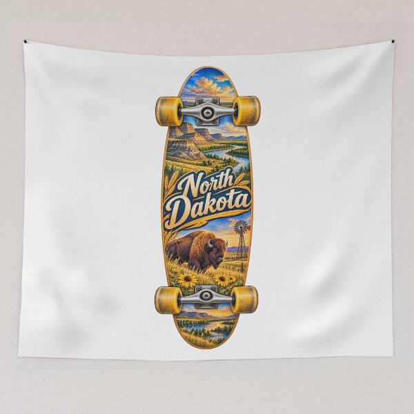 Item preview, South Dakota Gen X Skateboard designed and sold by Whimspired By Paxx.