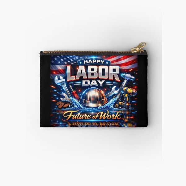 Item preview, The Future of Work – Futuristic neon graphic for Labor Day designed and sold by Nela-&-Lena.