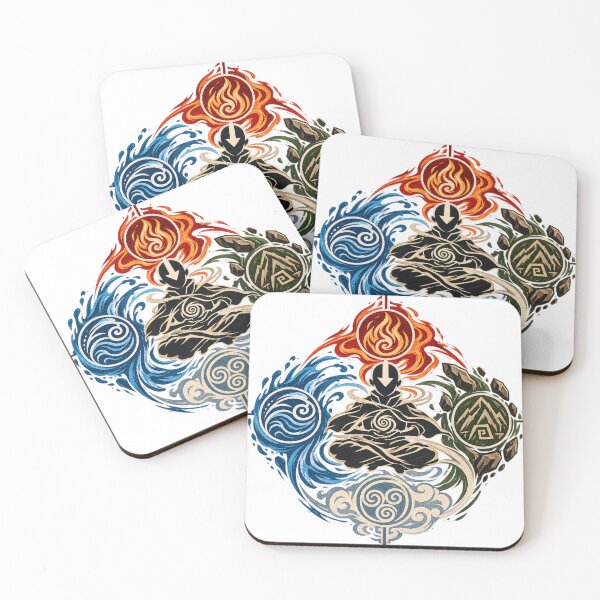 Item preview, Elemental Balance – Four Elements Air Water Earth Fire Meditation Vintage Graphic designed and sold by mocci10.
