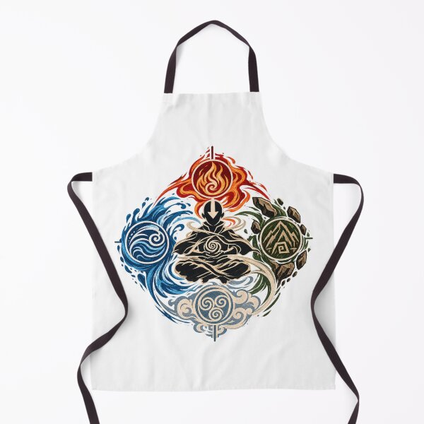 Item preview, Elemental Balance – Four Elements Air Water Earth Fire Meditation Vintage Graphic designed and sold by mocci10.