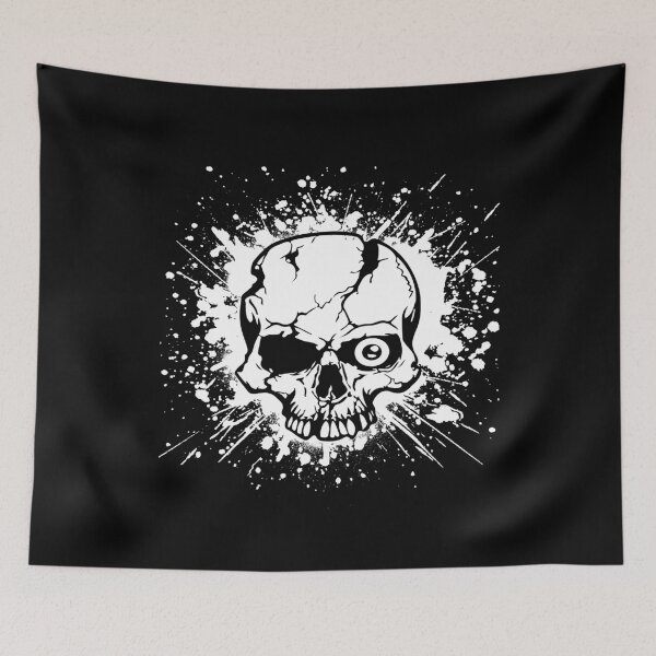 Item preview, Zombie Cyborg Skull Halloween Gift designed and sold by Say It With Ink.