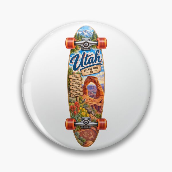 Item preview, Utah Gen X Skateboard designed and sold by Whimspired By Paxx.