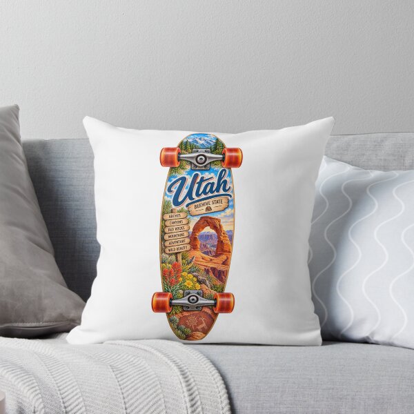 Item preview, Utah Gen X Skateboard designed and sold by Whimspired By Paxx.