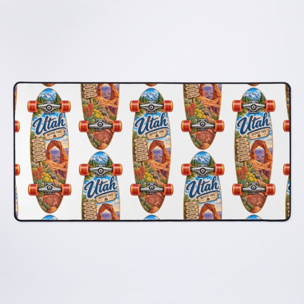Item preview, Utah Gen X Skateboard designed and sold by Whimspired By Paxx.